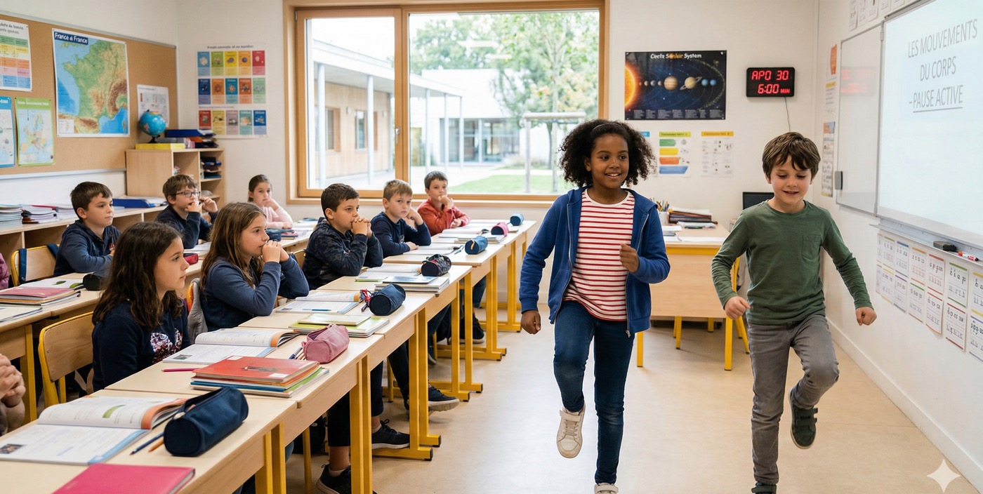 Séance APQ 30 dans une classe de primaire