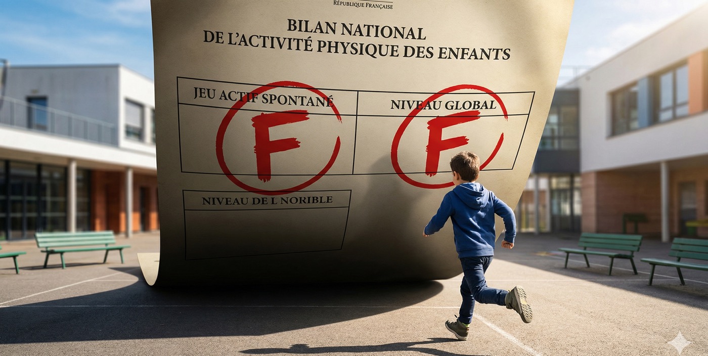 La France reçoit la note F pour le jeu actif spontané des enfants